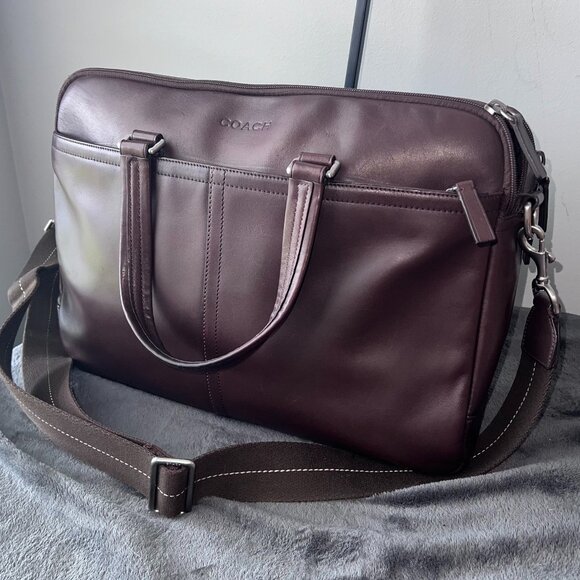 Coach Leather LEXINGTON LEATHER COMMUTER Bag - Picture 4 of 16